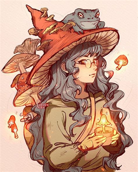 The 🍄 Witch And Her Familiar ⬇️ Comment A Name For This Character
