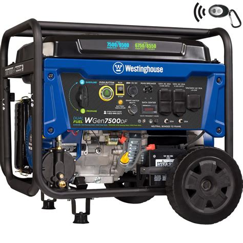 4.6959 out of 5 stars, based on 2818 reviews ( 2818 ) Westinghouse 9,500/7,500-Watt Dual Fuel Gasoline or ...