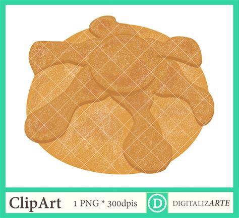 Pan De Muerto Day of the Dead Clipart. Pan Dulce Mexican - Etsy