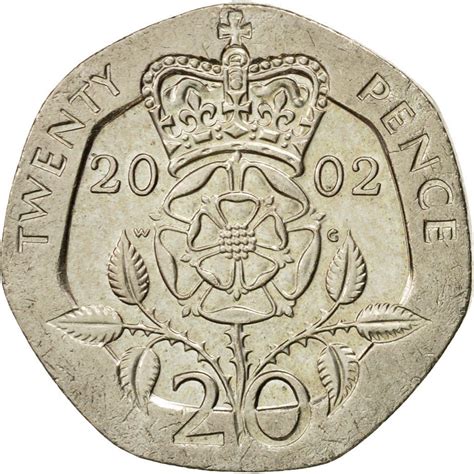 Twenty Pence 2002 Coin From United Kingdom Online Coin Club