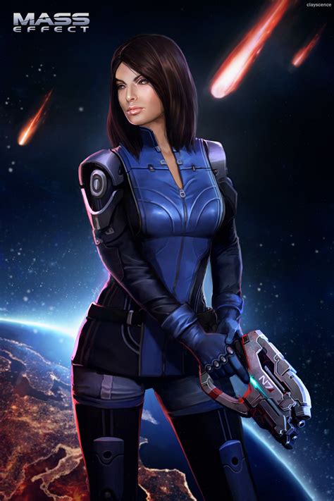 Clayscences Art — Ashley Williams Mass Effect Commission From