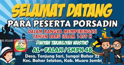 Konsep Contoh Spanduk Selamat Datang Peserta Lomba