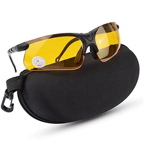 xaegis shooting glasses with case polycarbonate lens and