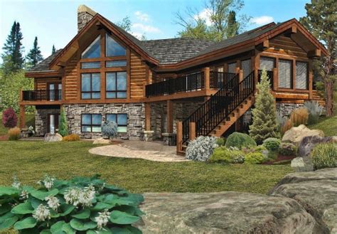 Kodiak Trail Iii Log Home Floor Plan By Wisconsin Log Homes