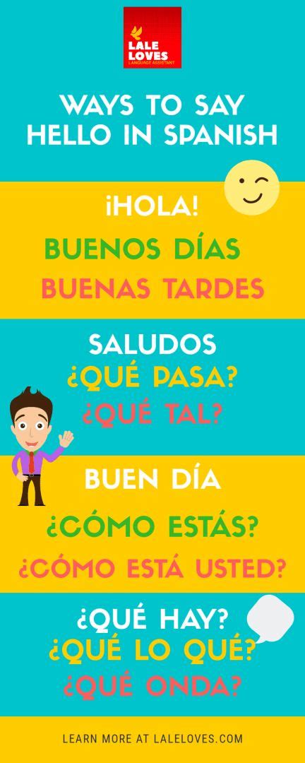 10 Ways To Say Hello In Spanish Say Hello In Spanish Learning Spanish Hello In Spanish
