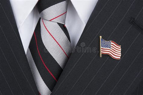 Politican Wearing Lapel Pin Stock Photo Image Of Lapel