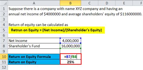 Whether an roe is considered satisfactory will depend this formula gives us a sustainable dividend growth rate, which favors company a. Return on Equity Formula (ROE) | Calculator (Excel template)