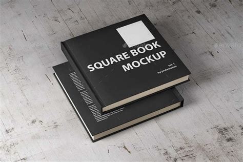 35 Unique Square Book Mockup Psd Templates Mockuptree