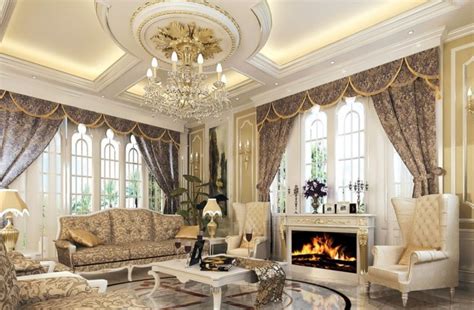 Perhaps you might see a traditional room. Fascinating European Living Room Ceiling Design