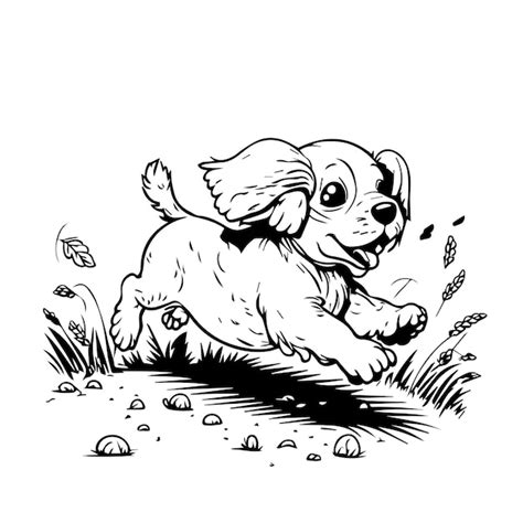 Premium Vector Illustration Of Cute Dog Puppy Vector Silhouette
