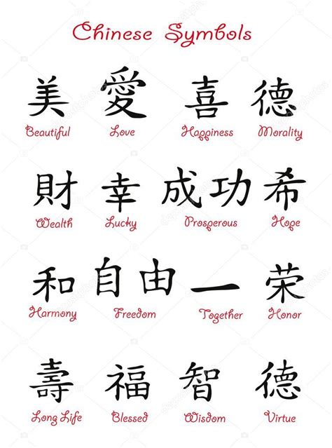 I believe that the chinese see their script as a i heard about that. Download royalty-free The Chinese symbols on a white ...