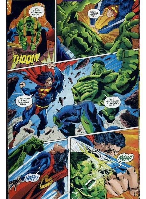 The Hulk Vs Superman Comics Comic Book Collection Old Comics