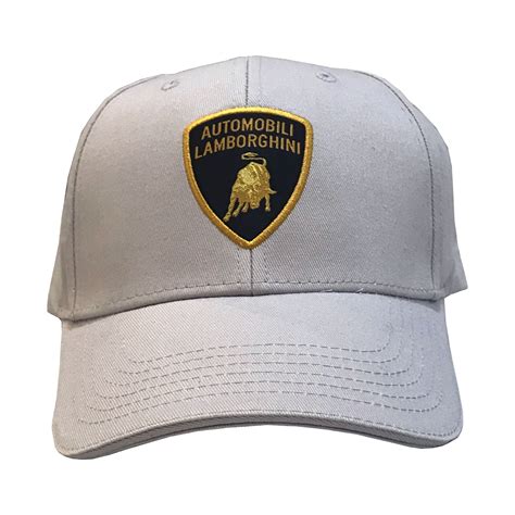 Lamborghini Basic Shield Hat Light Gray