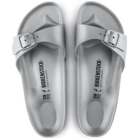 Madrid Eva Metallic Silver Birkenstock Sandals Women Birkenstock
