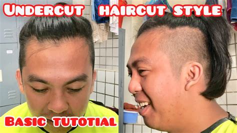 paano mag gupit ng buhok undercut pinoy haircut tutorial tagalog youtube