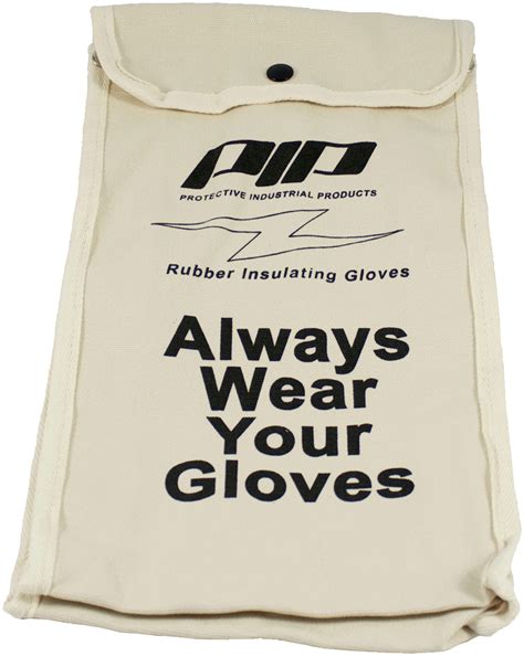 Glove Bag Canvas 14 In Class 1 And 2 Leonard Safety Equipment Inc