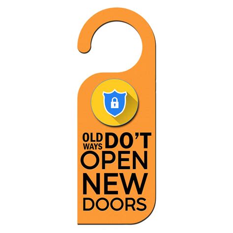 Buy Old Ways Dot Open New Door Knob Hanger Door Tag Sign A Tqh Product