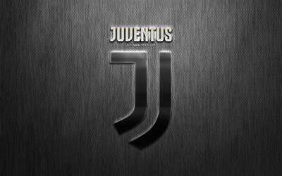 Scarica Sfondi Juventus Fc Squadra Di Calcio Elegante Metallo Logo Stemma Creativo Sfondo