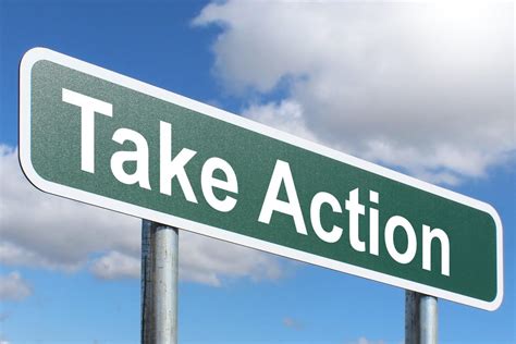 Take Action Highway Sign Image