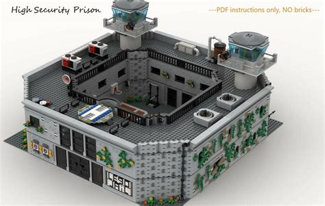 Lego Moc Maximum Security Prison By Legobricking Rebrickable Build