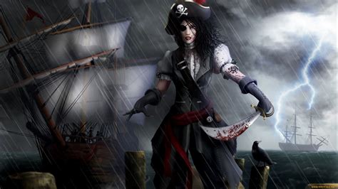 Wallpaper 2560x1440 Px Art Artwork Fantasy Female Pirate Warrior Woman Women 2560x1440