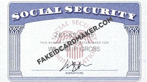 Usa Social Security Card Fake Id Virtual Within Ssn Card Template