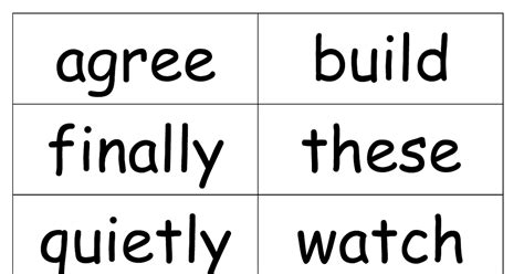 6th Grade Sight Words Printable Fry Word List Sixth 100 Printable