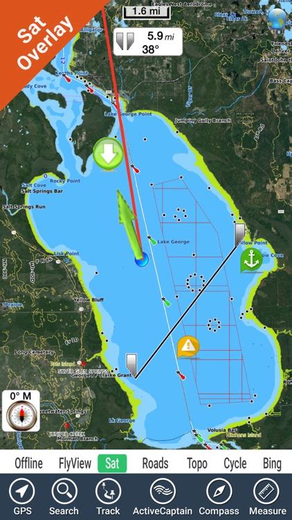 Lake George New York Gps Fishing Map Offline By Flytomap