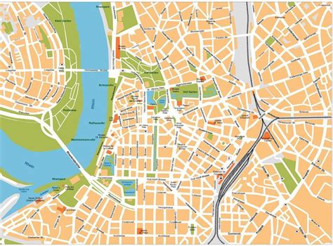 Dusseldorf Vector Map Digital Maps Netmaps Uk Vector Eps And Wall Maps