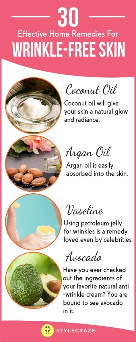 30 Effective Home Remedies To Get Wrinkle Free Skin Wrinkle Free Skin