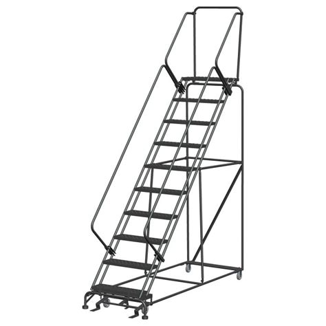 Ballymore Sw1032p28 10 Step 24w Steel Walk Down Ladder With 50