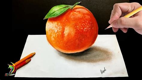 Https://tommynaija.com/draw/how To Draw A 3d Orange