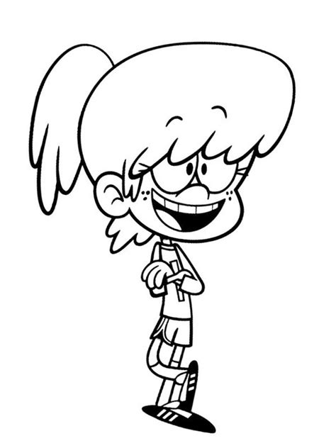 Lynn Loud Coloring Page Free The Loud House Coloring Pages Porn Sex