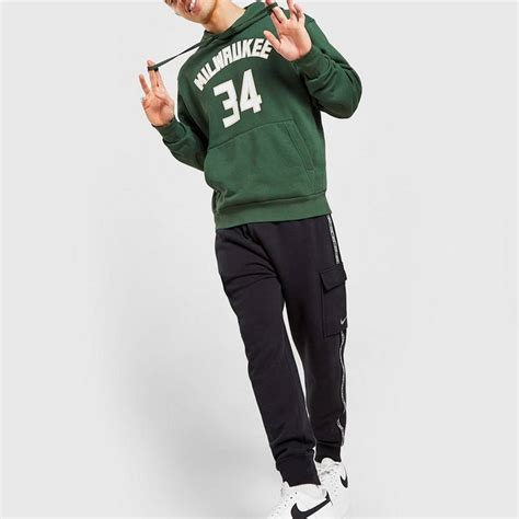 Nike Nba Milwaukee Bucks Giannis 34 Hoodie Green The Sole Supplier