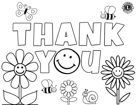 Thank You Coloring Pages Thank You Coloring Sheet To Print Free