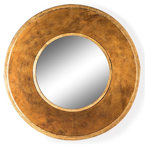 Deep Framed Gold Round Metal Wall Mirror Gold Round Mirror Gold