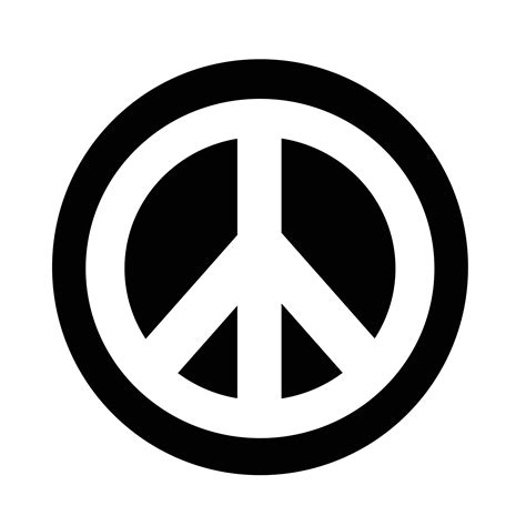 Icono De Símbolo De Paz Hippie 568201 Vector En Vecteezy