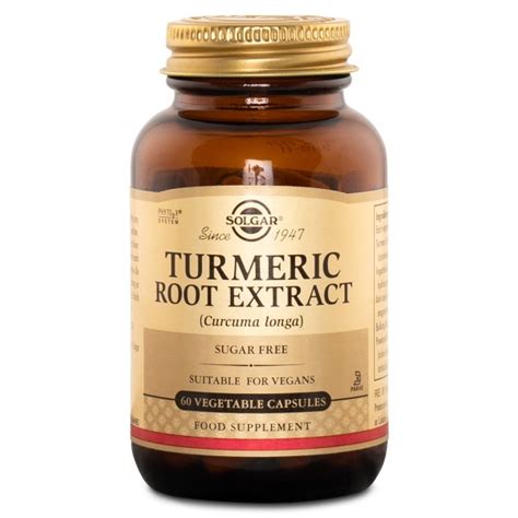 K P Solgar Turmeric Root Extract Hos Svenskt Kosttillskott Snabbt