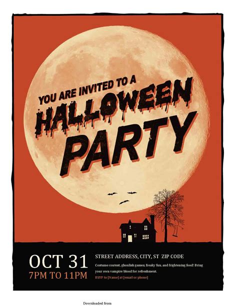 My favorite thing about the holiday (aside from the free candy, which is obviously its biggest selling point) is. Halloween Event Flyer Template PDF - PDF Format | e ...