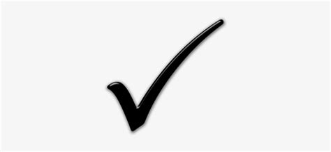 Black Check Mark Png Small Black Tick Free Transparent Png Download