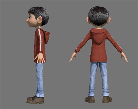 Miguel Pixar Character From The Movie Coco By 3dfrs Cartoon 3d