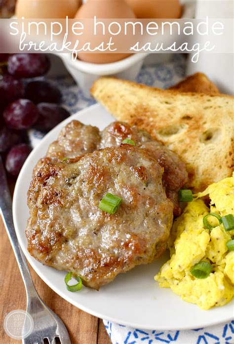 Over 100 homemade sausage making recipes, like italian, andouille, chorizo, bratwurst, breakfast and english bangers. Simple Homemade Breakfast Sausage - Iowa Girl Eats