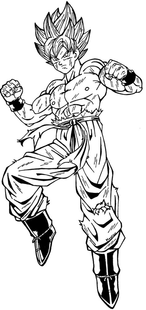 Dbz dibujos dibujar comic araña dibujo dibujo de goku imagenes de bardock frases goku goku a lapiz heroes personajes super saiyajin. Dibujo para colorear de Goku