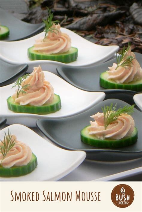 Place salmon meat in a small bowl. Smoked Salmon Mousse - BushCooking.com | Recipe in 2020 ...