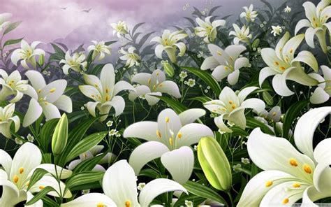 Free Holiday Wallpapers Easter Lily Wallpapers