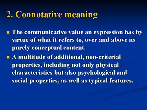 Types Of Meaning N Geoffrey Leech 1974 1981