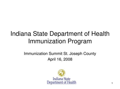 The o'neill career hub has temporarily moved all services online. PPT - Indiana State Department of Health Immunization ...