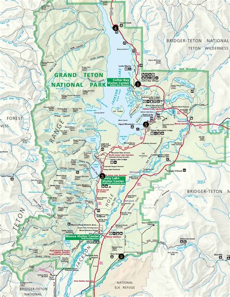 35 Map Of Grand Tetons Maps Database Source