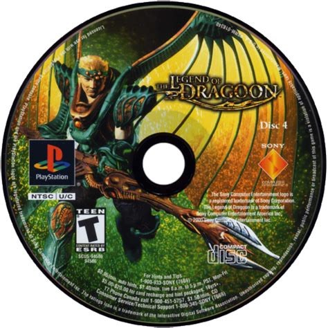 Image Disc 4 Ntscpng The Legend Of Dragoon Wiki Fandom Powered