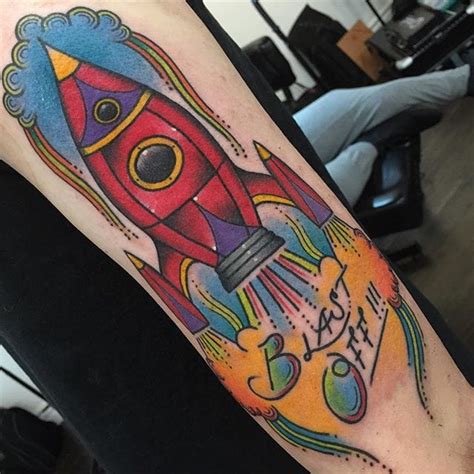 Blast Off With These Awesome Rocket Tattoos Tattoodo